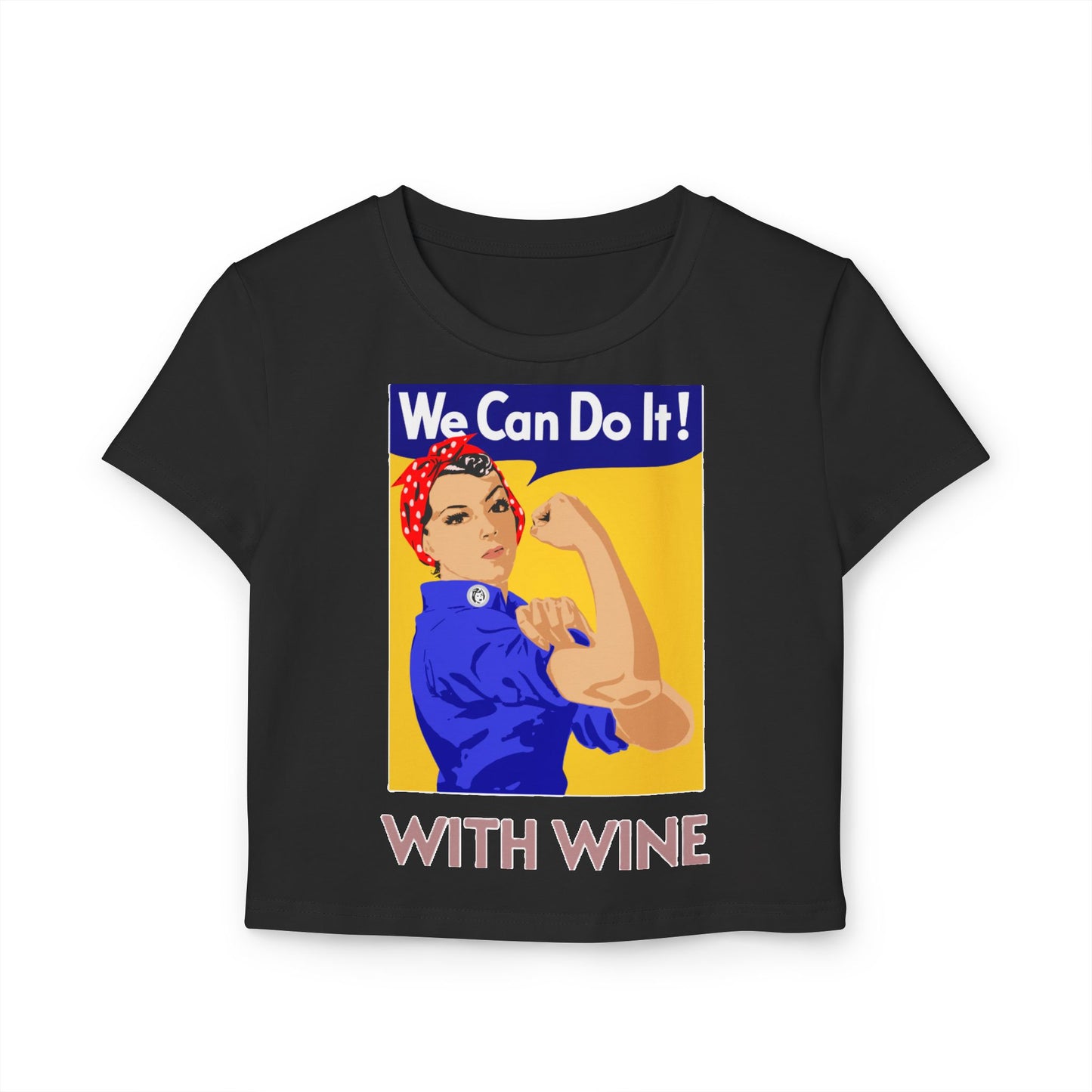 We Can With Wine Baby Tee