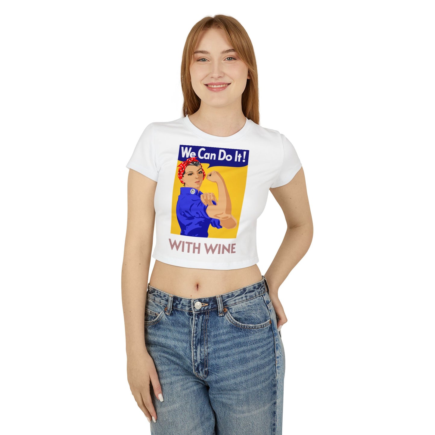 We Can With Wine Baby Tee
