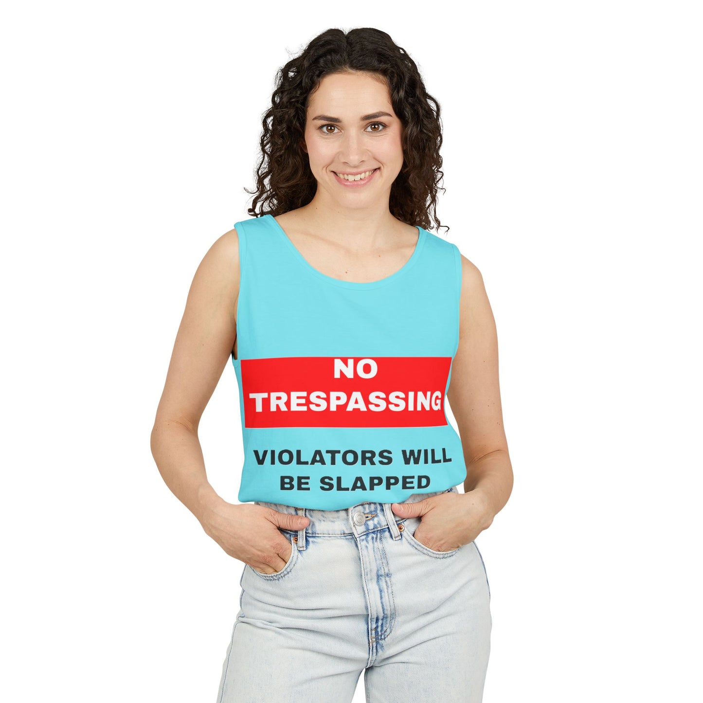 No Trespassing Tank Top