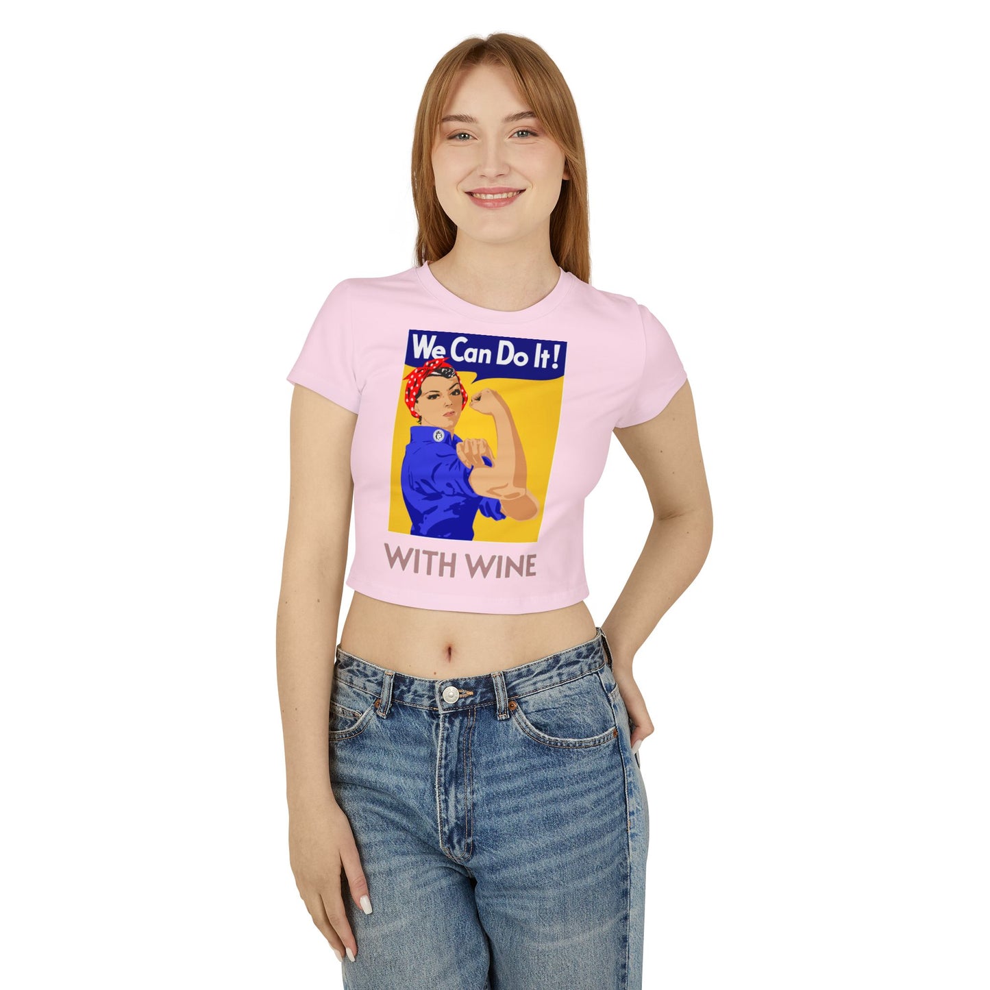 We Can With Wine Baby Tee