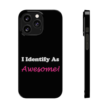 Awesome (Black) - Slim Phone Cases - Better Mode