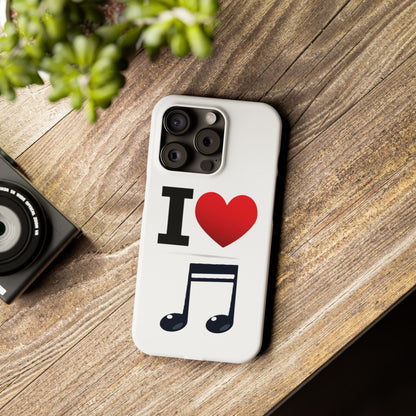 I Heart Music - Slim Phone Cases