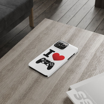 I Heart Gaming - Slim Phone Cases