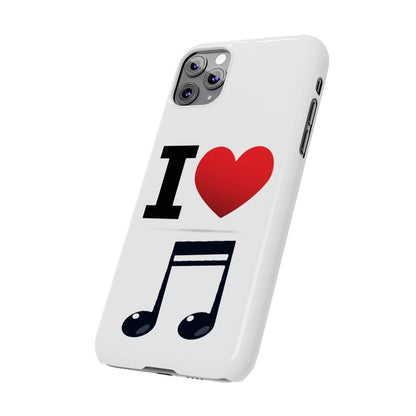 I Heart Music - Slim Phone Cases