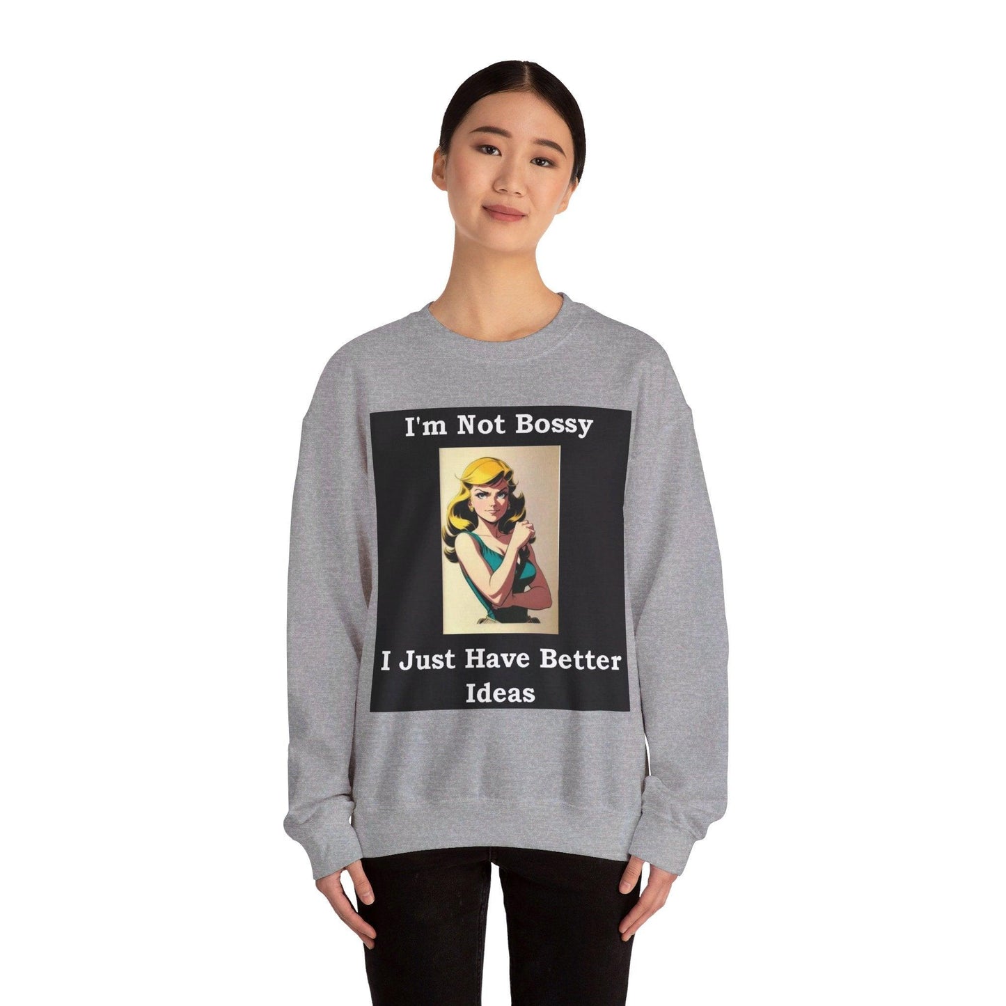 Bossy - Unisex Heavy Blend™ Crewneck Sweatshirt