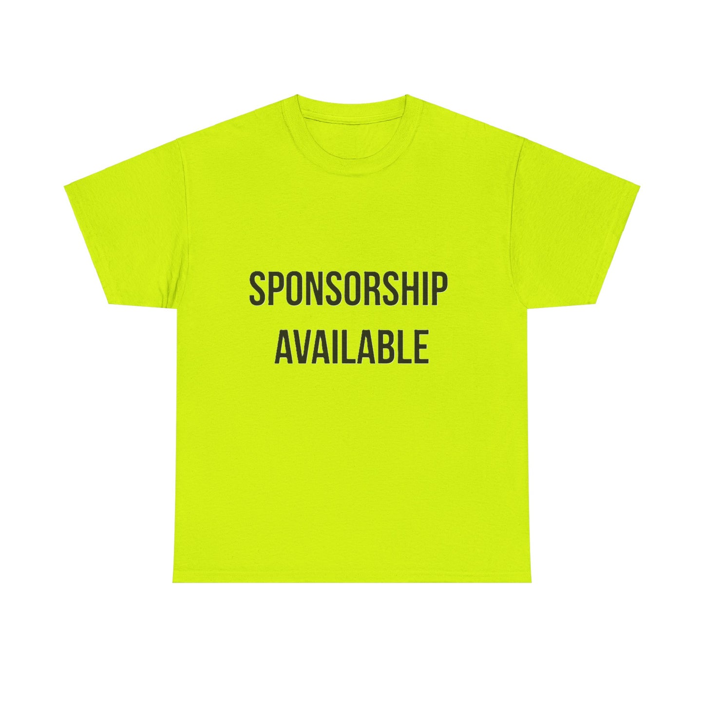 Sponsorship Available - Unisex Heavy Cotton T-Shirt