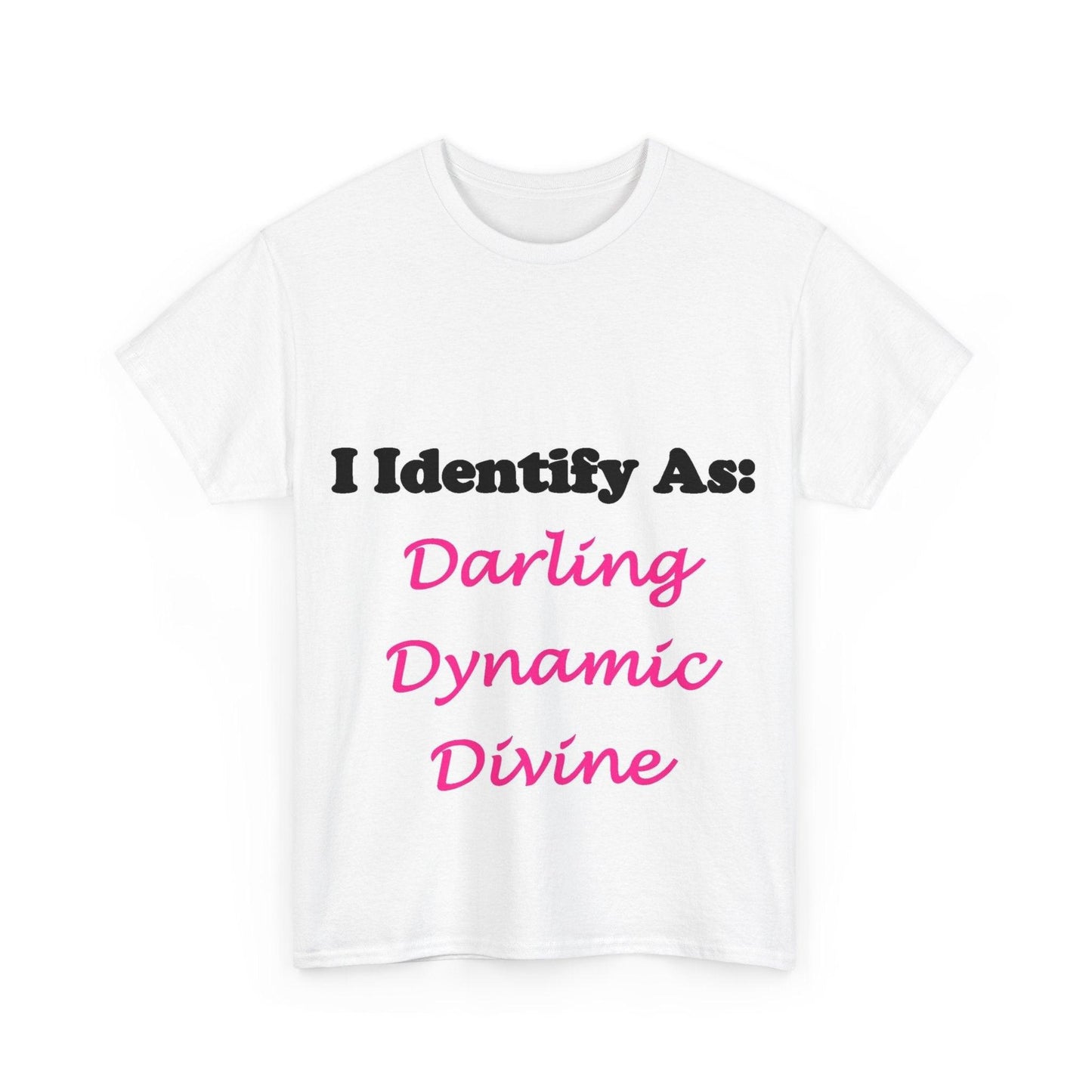 ID Darling Dynamic Divine (White) - Unisex Heavy Cotton T-Shirt