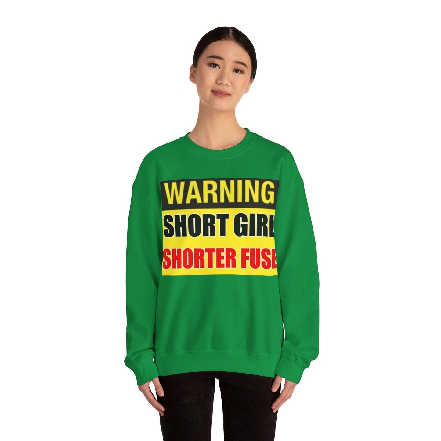 Short Girl Shorter Fuse - Unisex Heavy Blend™ Crewneck Sweatshirt