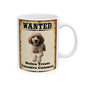 Wanted Poster Ceramic Mug - Dog