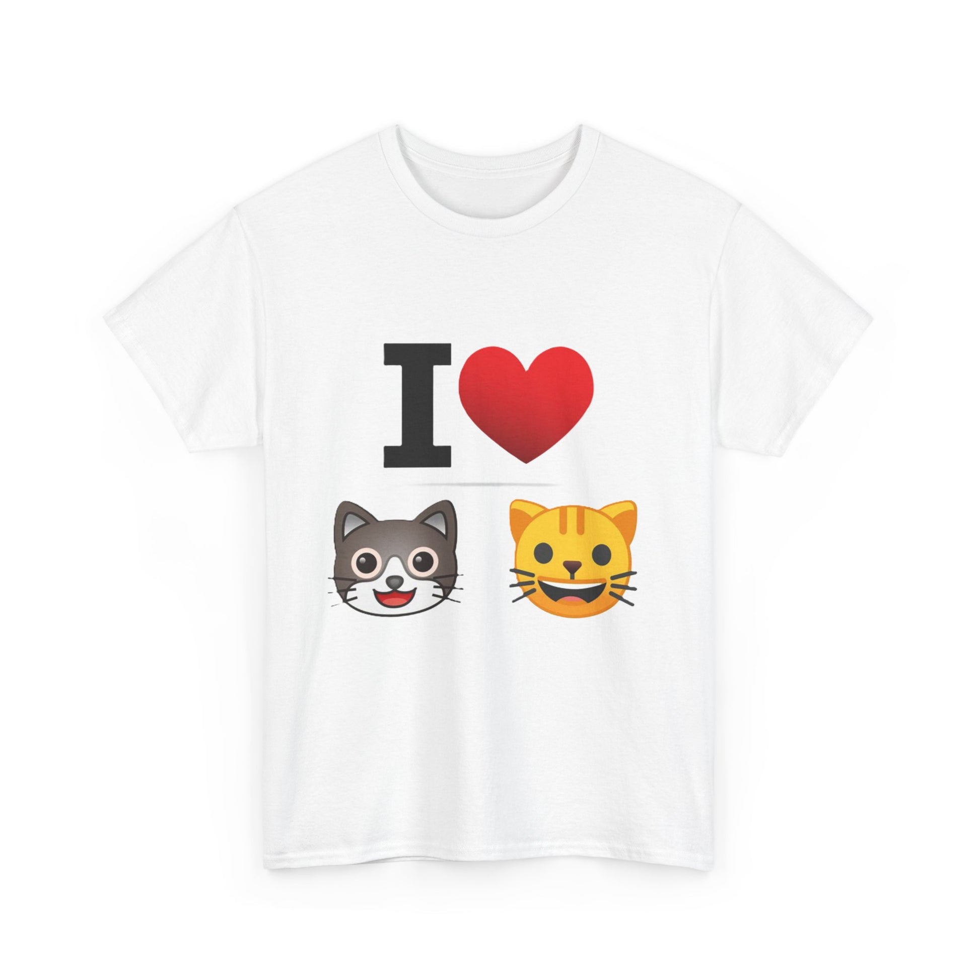 I Heart Cats - Unisex Heavy Cotton T-Shirt - Better Mode