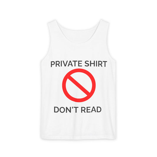 Private Shirt Tank Top