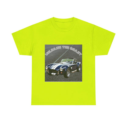 Unleash The Beast Classic Cars 4 - Unisex Heavy Cotton T-Shirt