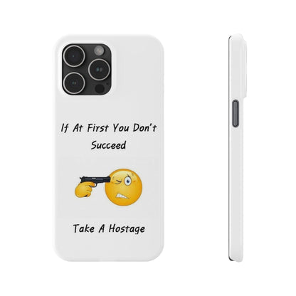 Hostage (White) - Slim Phone Cases - Better Mode