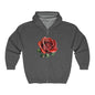 Rose 1 - Full Zip Hooded Sweatshirt