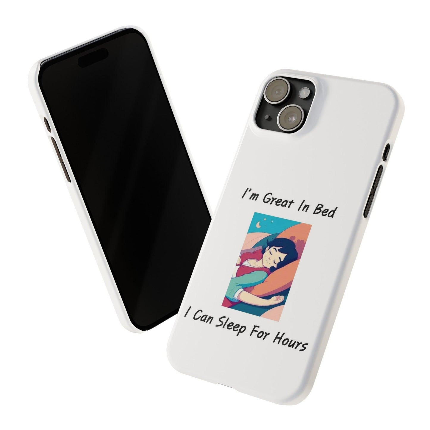 Great In Bed (White) - Slim Phone Cases - Better Mode