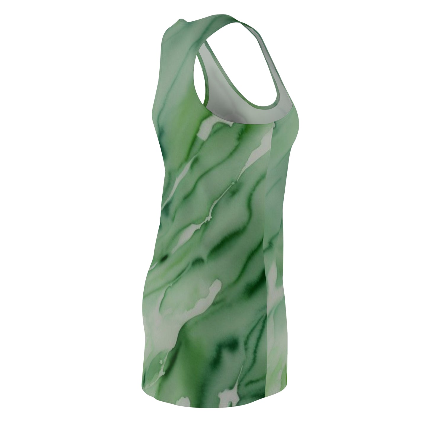 Green Marble Racerback Dress