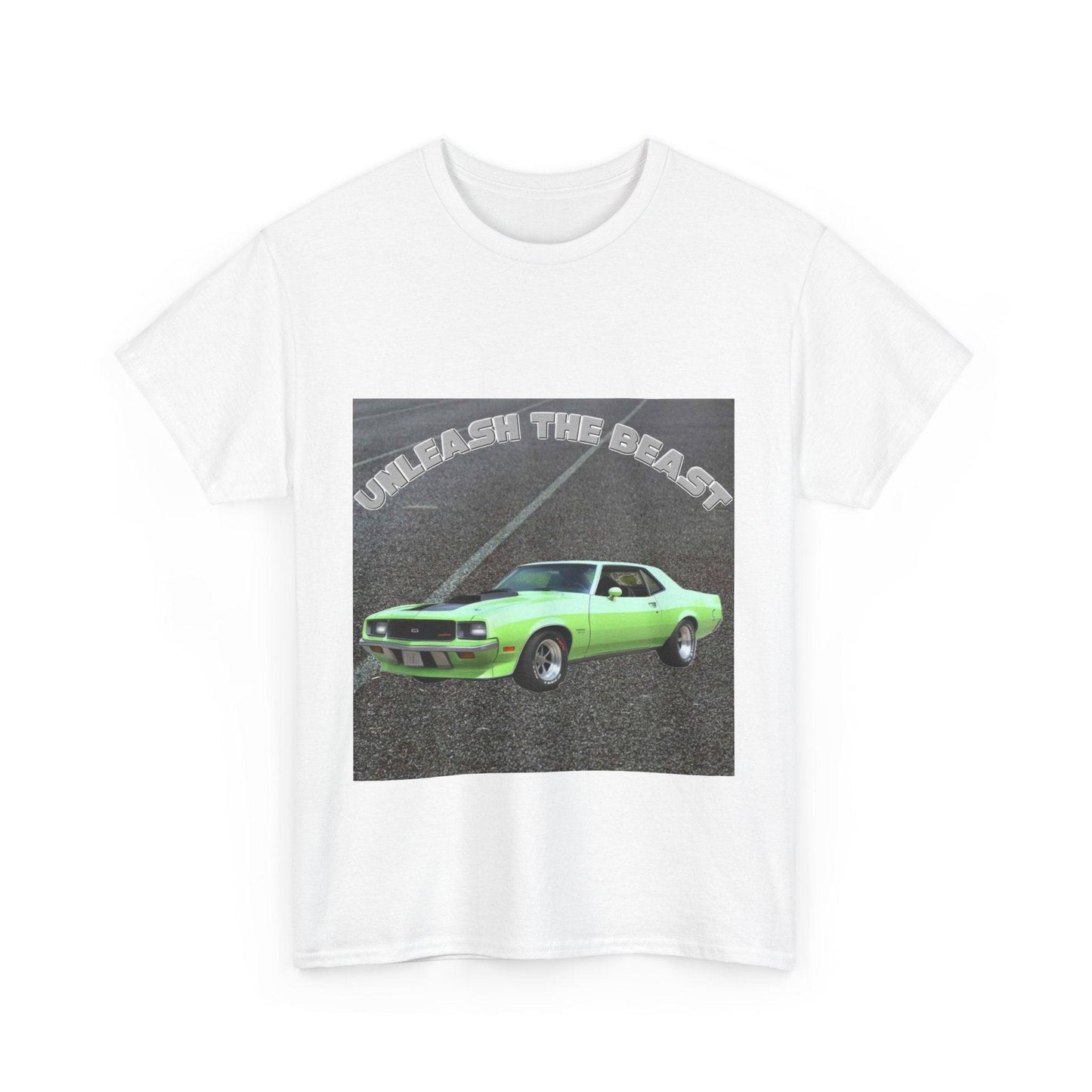 Unleash The Beast Classic Cars 5 - Unisex Heavy Cotton T-Shirt