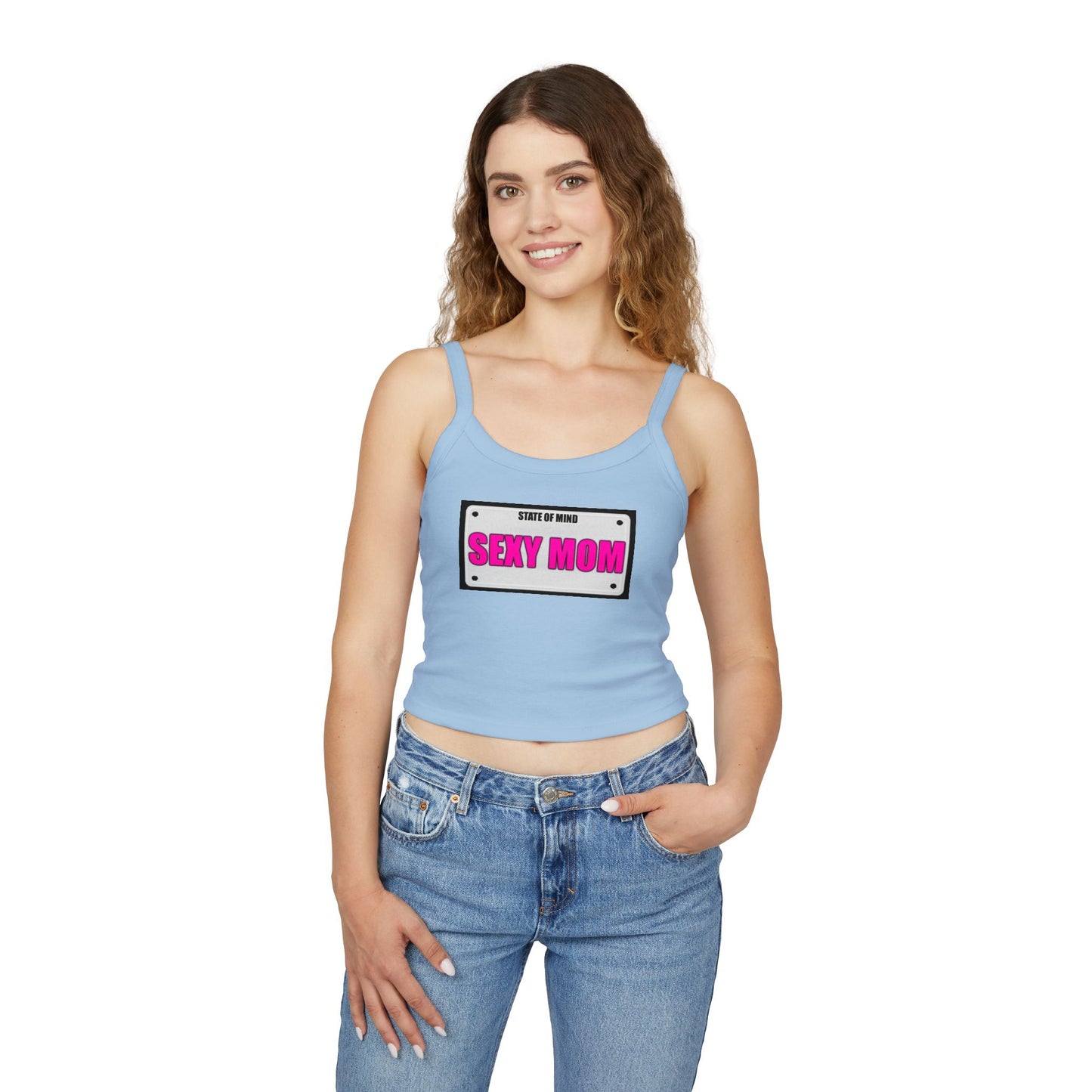 SEXY MOM - Women's Spaghetti Strap Tank Top