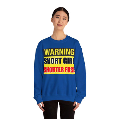 Short Girl Shorter Fuse - Unisex Heavy Blend™ Crewneck Sweatshirt