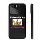 ID Princess (Black) - Slim Phone Cases - Better Mode