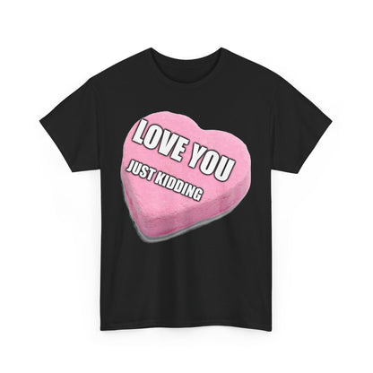 Candy Heart "Love You, JK" - Unisex Heavy Cotton T-Shirt - Better Mode