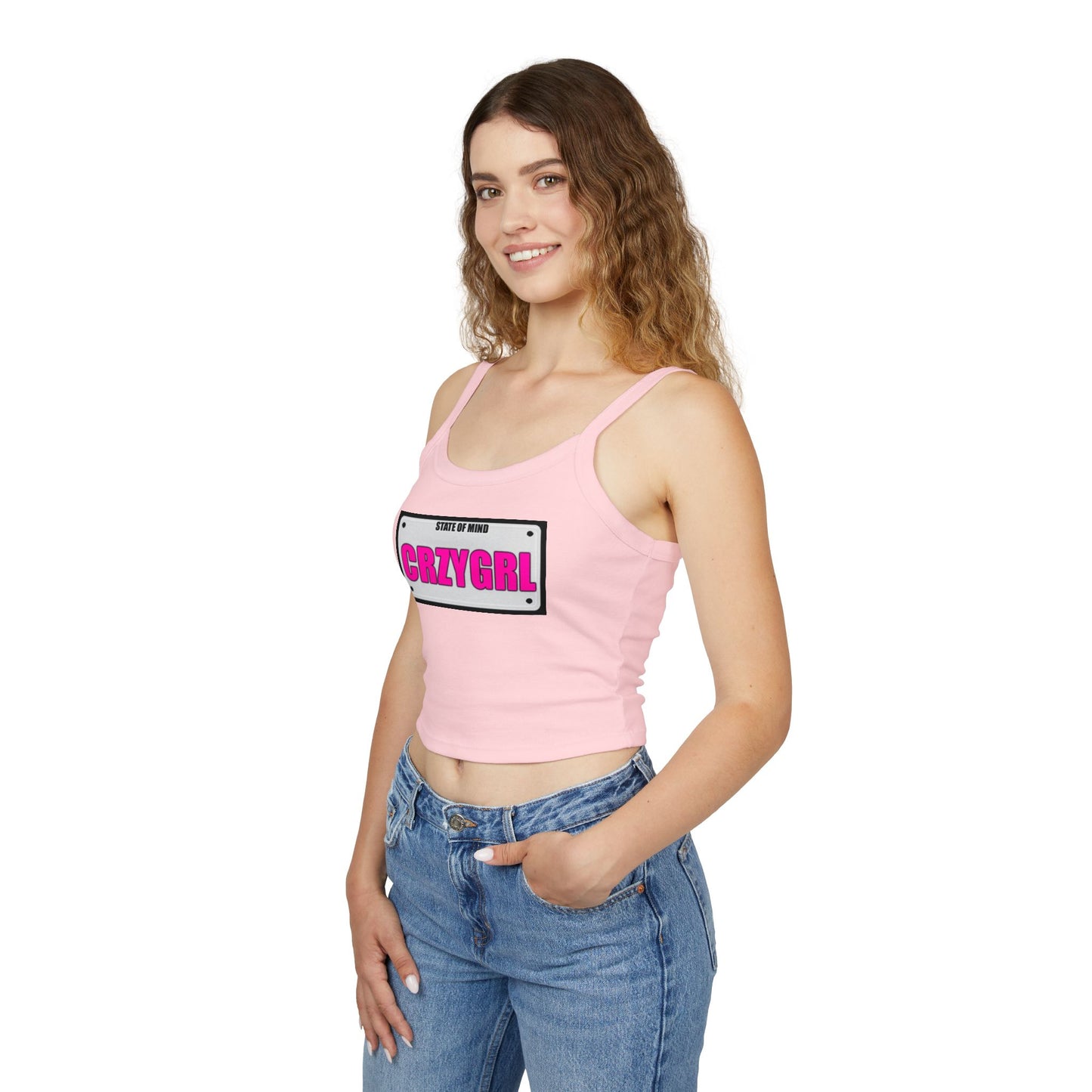 CRZYGIRL - Women's Spaghetti Strap Tank Top