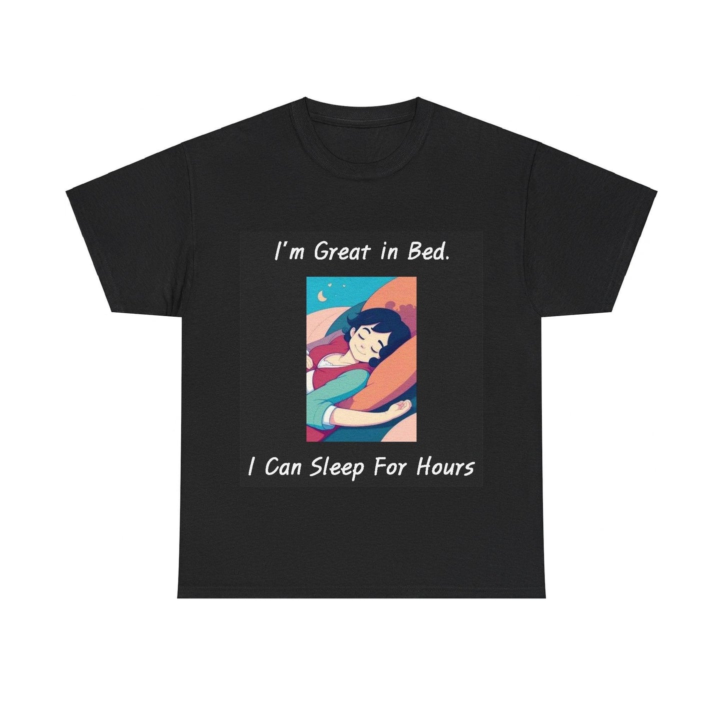 Great In Bed (Black) - Unisex Heavy Cotton Tee - Better Mode