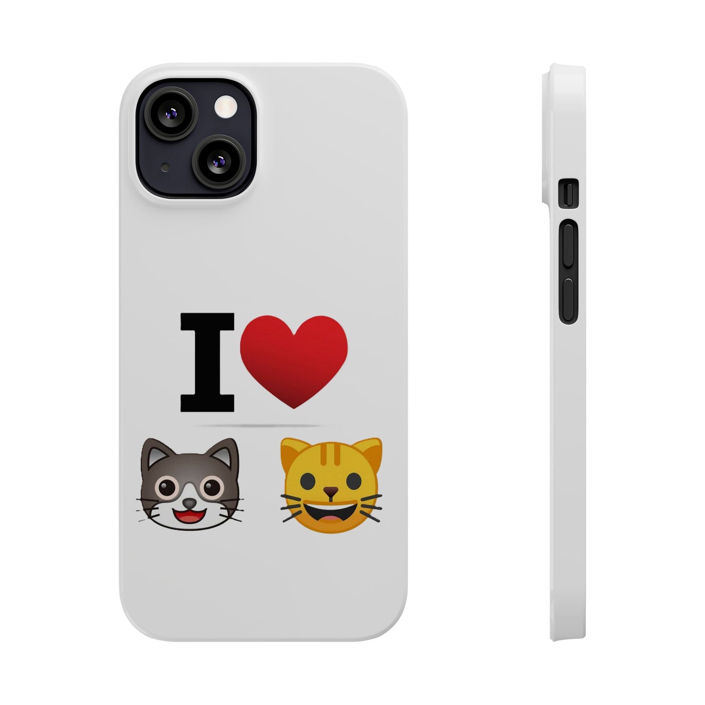 I Heart Cats - Slim Phone Cases