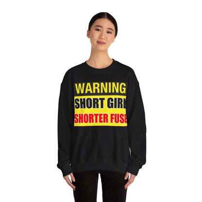 Short Girl Shorter Fuse - Unisex Heavy Blend™ Crewneck Sweatshirt