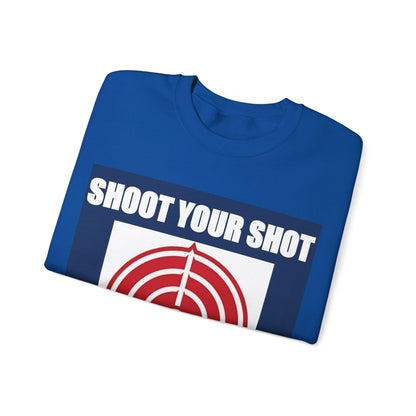 Shoot Shot (Blue) - Unisex Heavy Blend™ Crewneck Sweatshirt