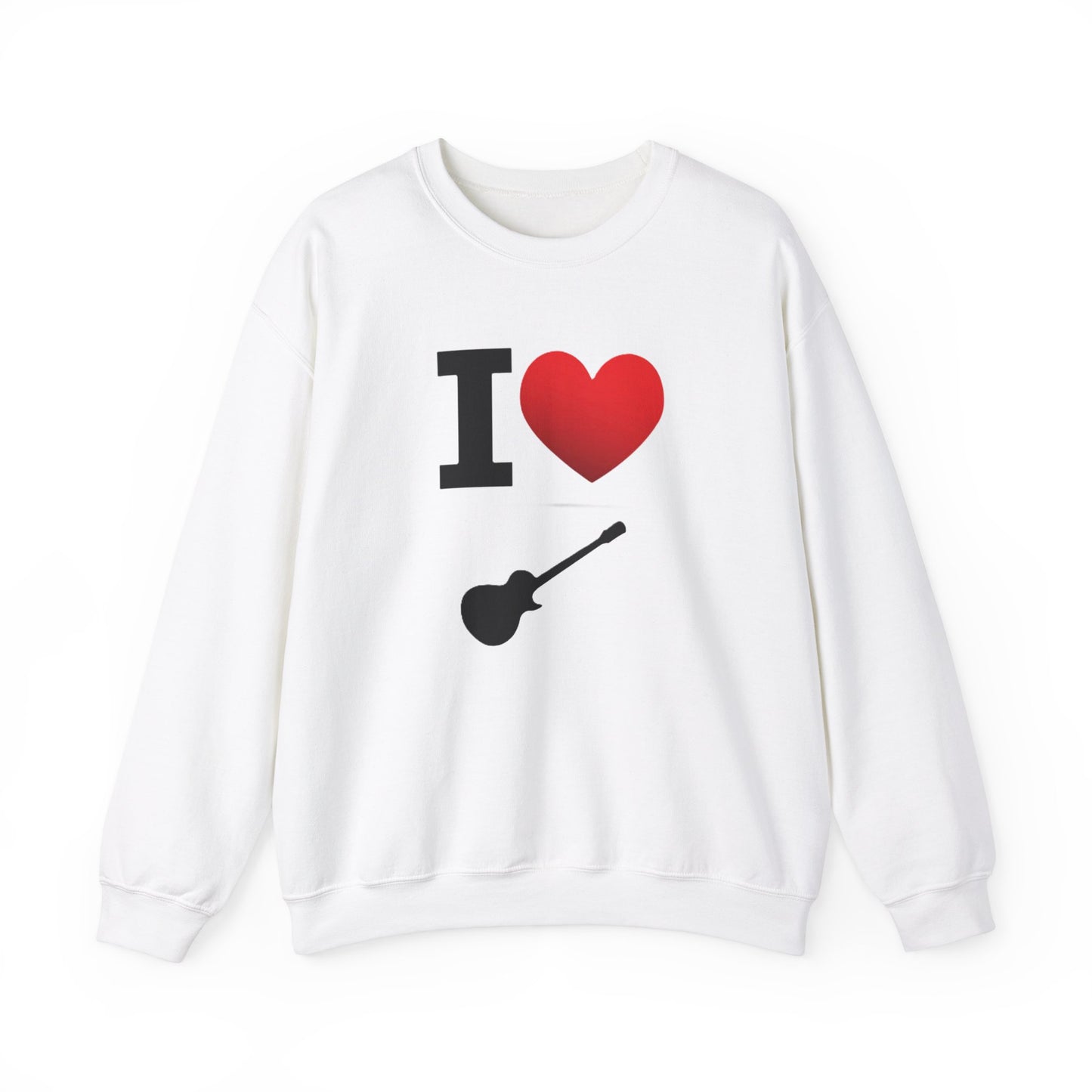 I Heart Guitar - Crewneck Sweatshirt - Better Mode