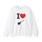 I Heart Guitar - Crewneck Sweatshirt - Better Mode