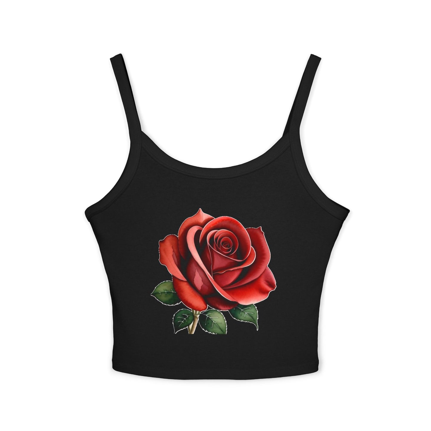 Rose - Women's Spaghetti Strap Tank Top