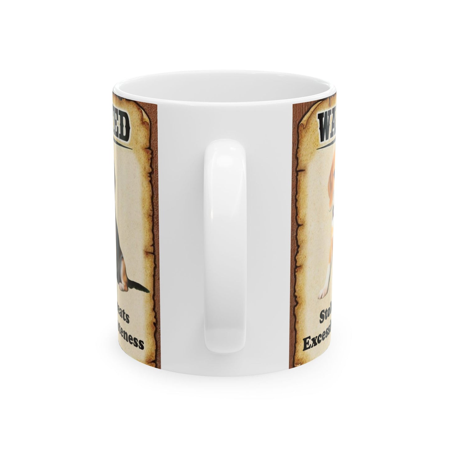 Wanted Poster Ceramic Mug - Beagle