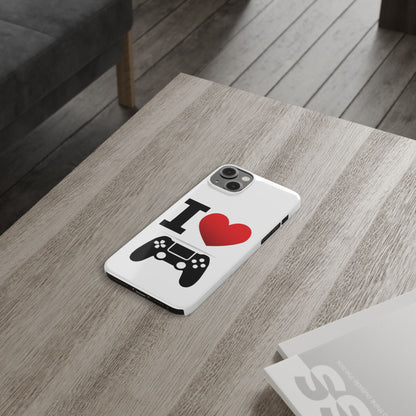 I Heart Gaming - Slim Phone Cases