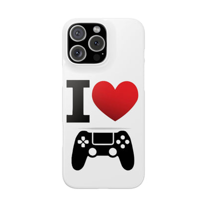 I Heart Gaming - Slim Phone Cases