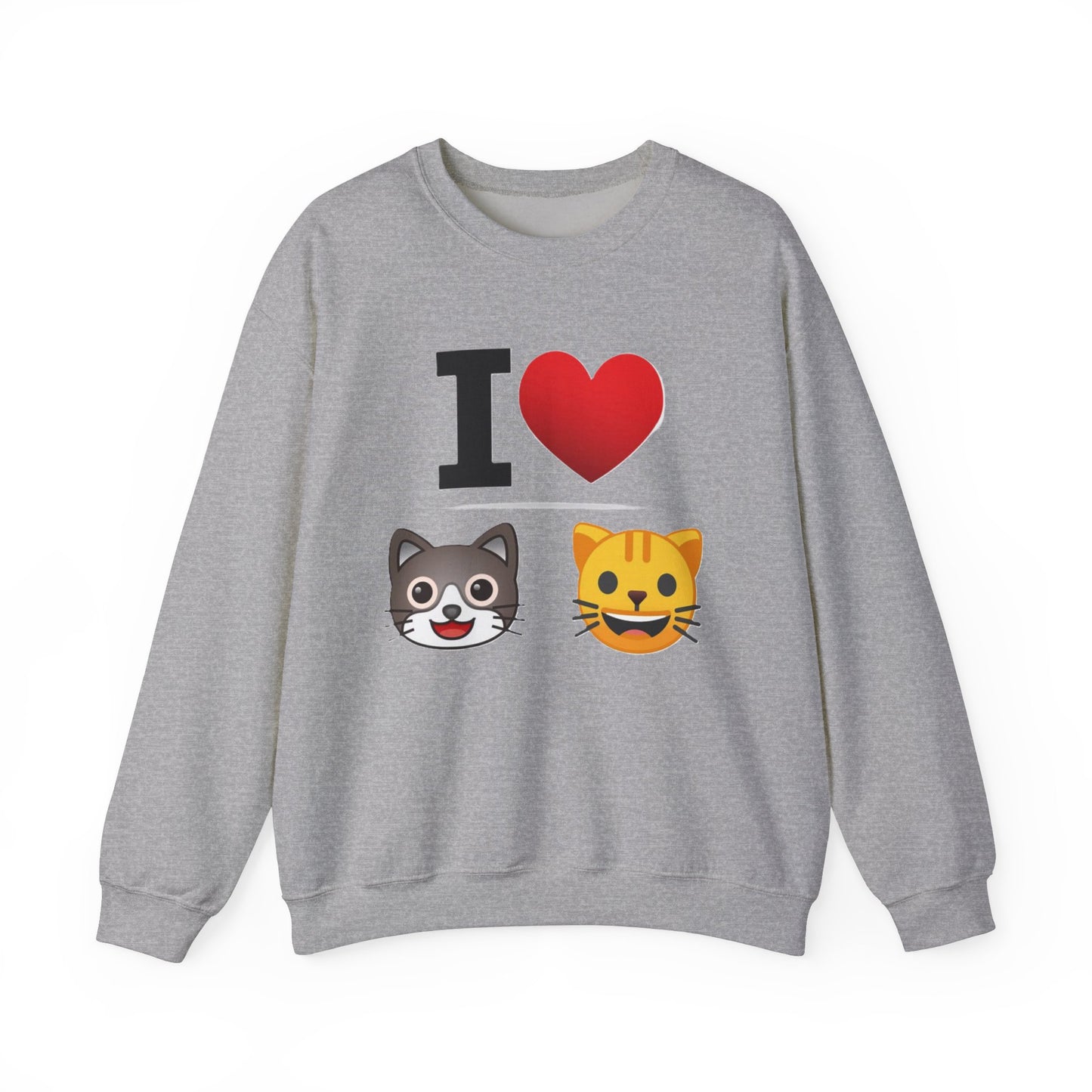 I Heart Cats - Crewneck Sweatshirt