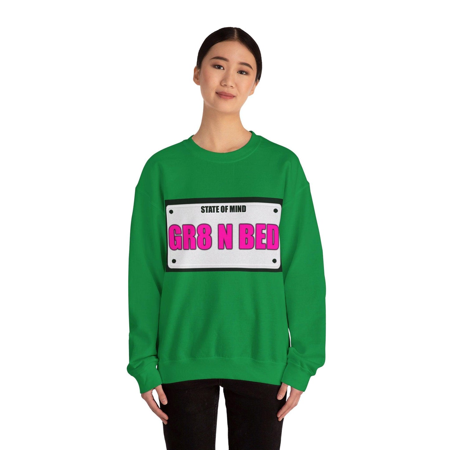 State Of Mind - GR8 N BED - Unisex Heavy Blend™ Crewneck Sweatshirt