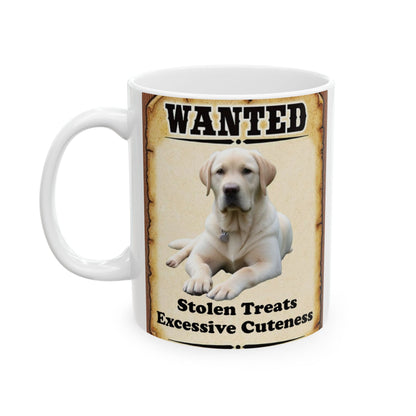 Wanted Poster Ceramic Mug - Labrador