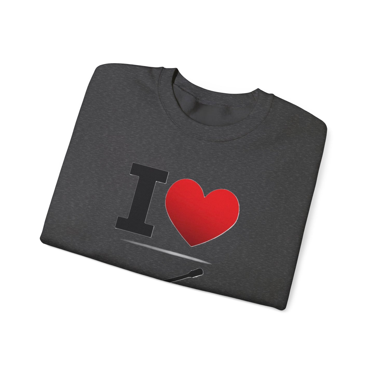 I Heart Guitar - Crewneck Sweatshirt - Better Mode