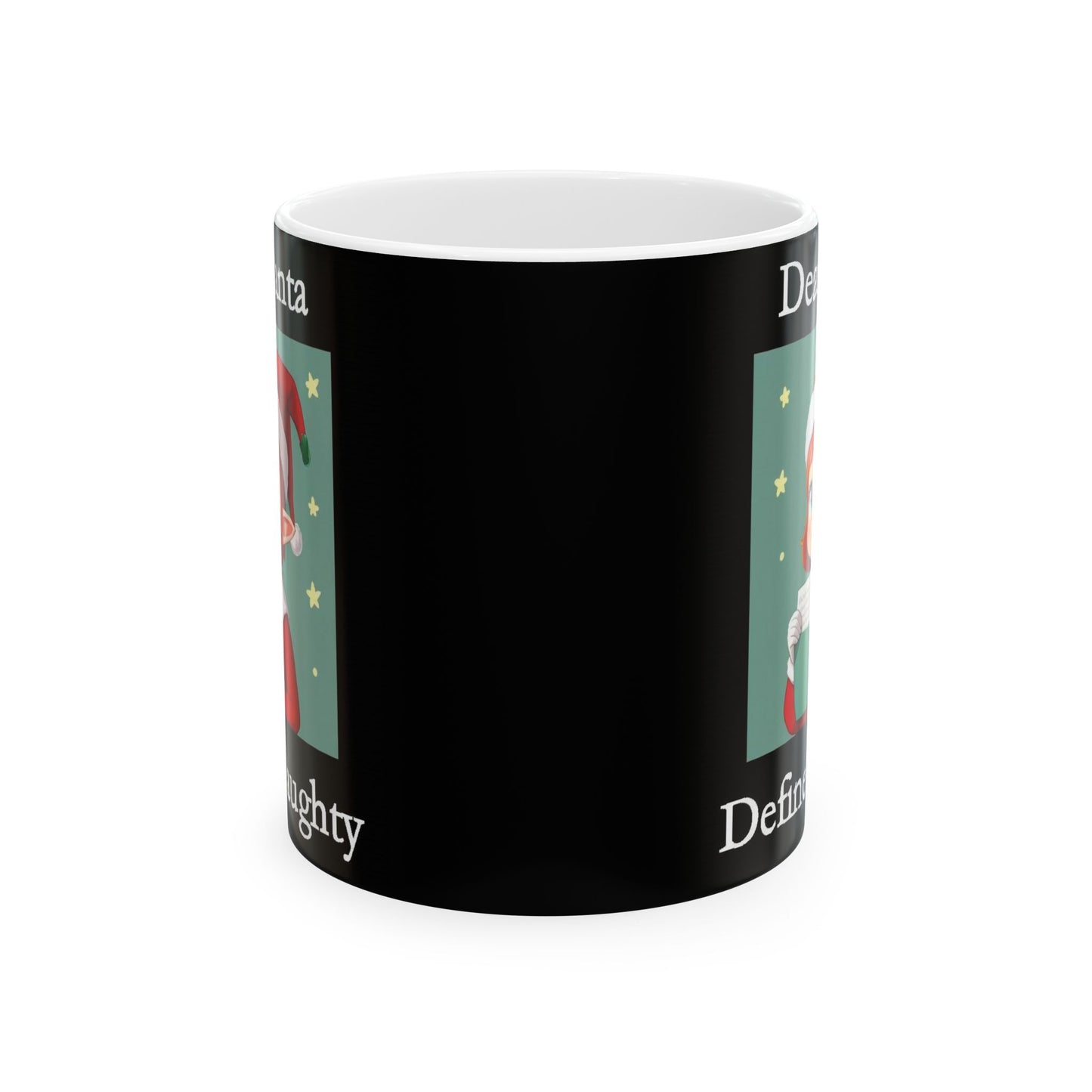 Christmas Dear Santa 2 (Black) - Ceramic Mug, (11oz, 15oz) - Better Mode