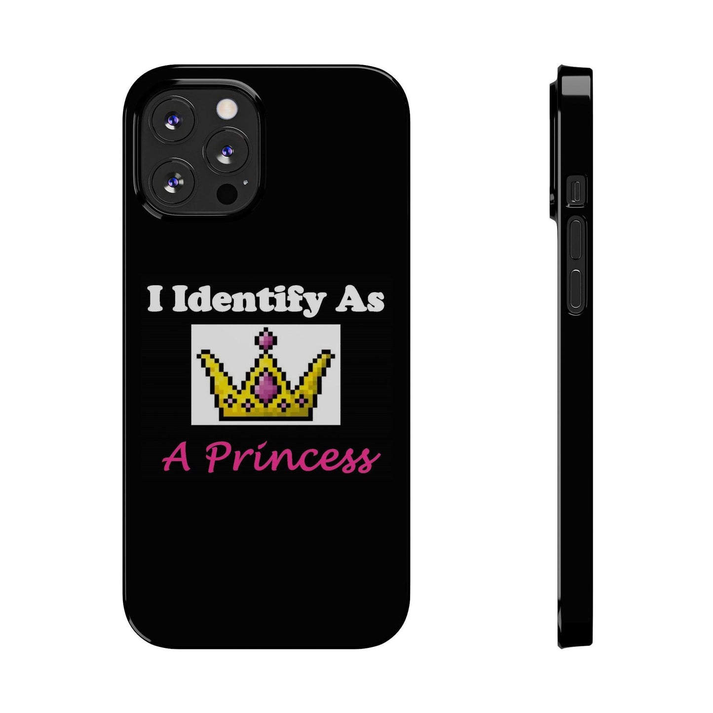 ID Princess (Black) - Slim Phone Cases - Better Mode