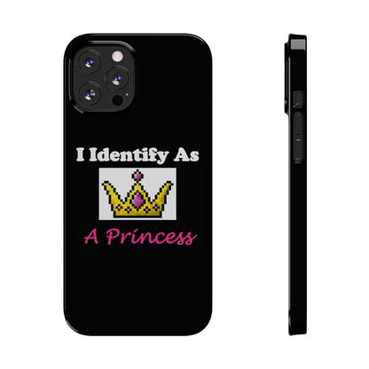 ID Princess (Black) - Slim Phone Cases - Better Mode