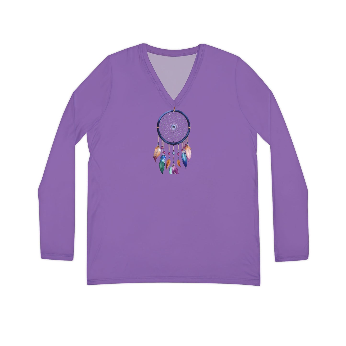 Women's Dreamcatcher Long Sleeve V-neck Shirt