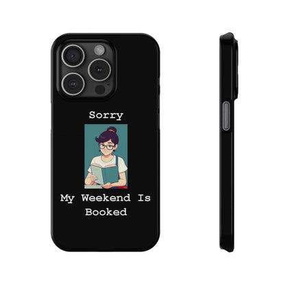 Booked 2 (Black) - Slim Phone Cases - Better Mode