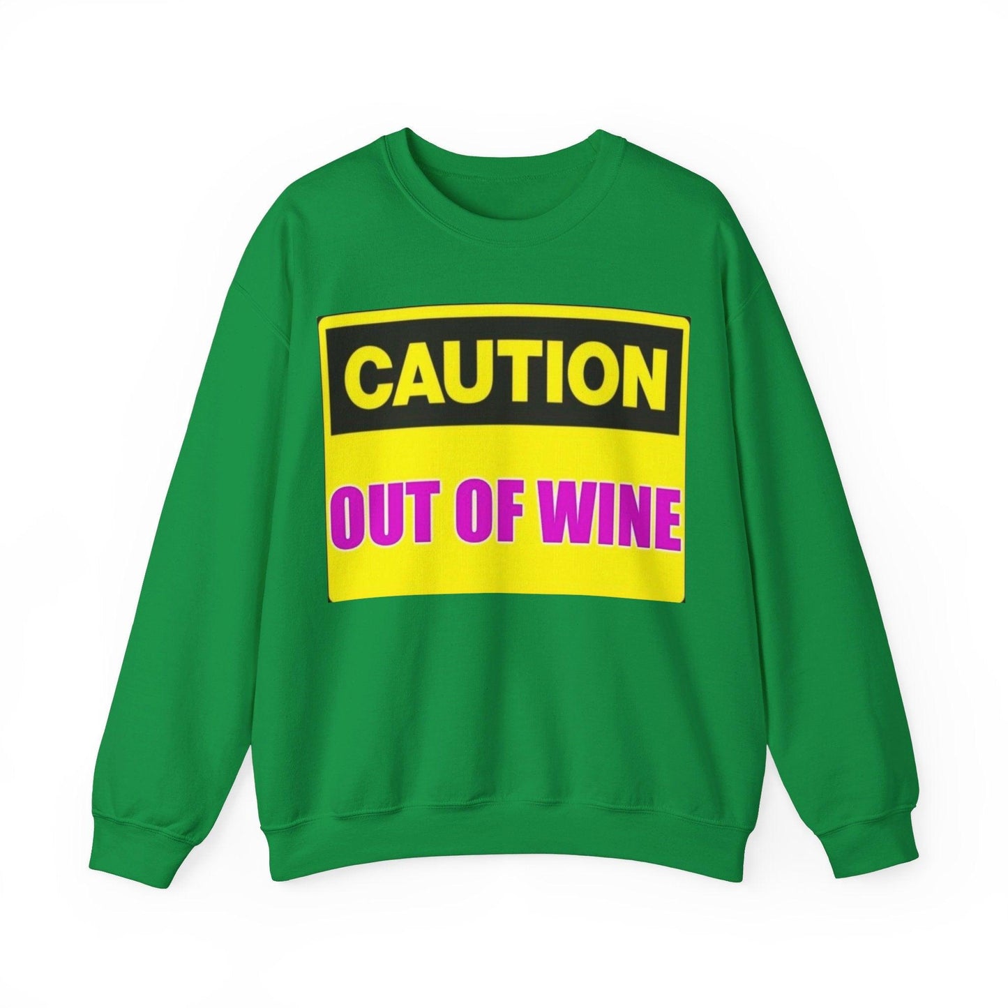 Caution Wine - Unisex Heavy Blend™ Crewneck Sweatshirt