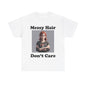 Messy Hair Don't Care (White) - Unisex Heavy Cotton T-Shirt