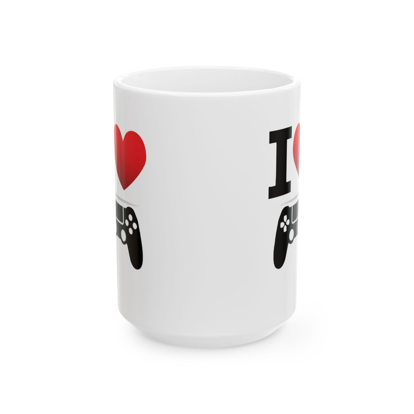 I Heart Gaming - Ceramic Mug, (11oz, 15oz) - Better Mode