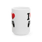 I Heart Gaming - Ceramic Mug, (11oz, 15oz) - Better Mode