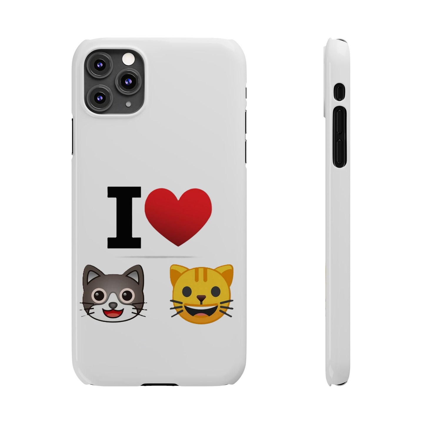 I Heart Cats - Slim Phone Cases